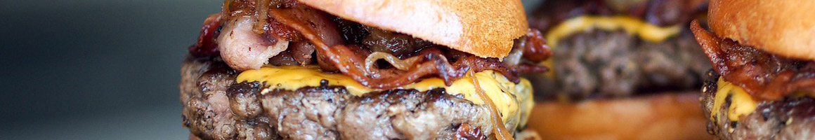 Eating American (New) Breakfast & Brunch Burger at Portal restaurant in Oakland, CA.